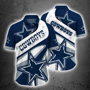 NFL Dallas Cowboys Hawaiian Shirt Football Gift For Adults, NFL Hawaiian Shirt