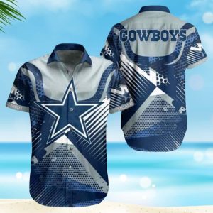 NFL Dallas Cowboys Hawaiian Shirt Gift For Someone Who Loves The Beach, NFL Hawaiian Shirt