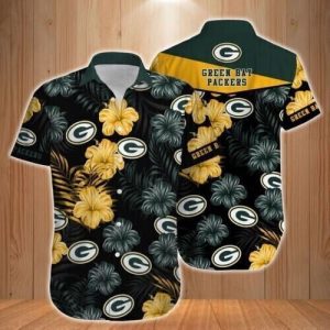 NFL Football Short Sleeve Packers Hawaiian Shirts
