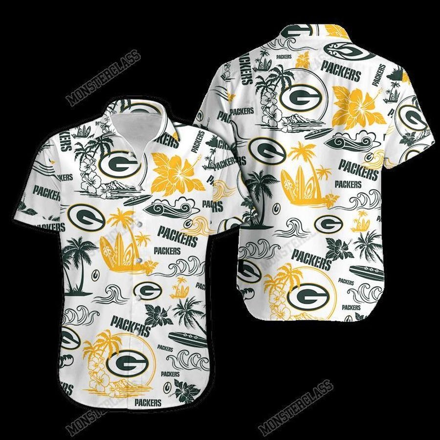 NFL Green Bay Packers Hawaiian Shirt Island Short Sleeve