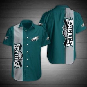 NFL Philadelphia Eagles Hawaiian Shirt Best Gift For Football Lovers, NFL Hawaiian Shirt