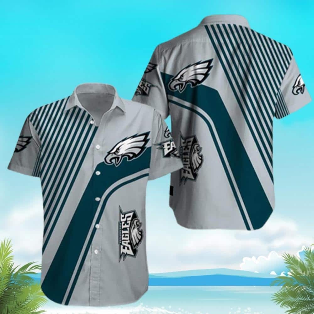 NFL Philadelphia Eagles Hawaiian Shirt Trendy Summer Gift, NFL Hawaiian Shirt