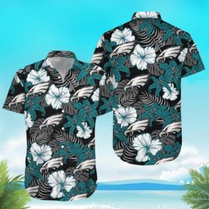 NFL Philadelphia Eagles Hawaiian Shirt Tropical Flower Pattern, NFL Hawaiian Shirt