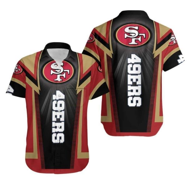 NFL San Francisco 49ers Hawaiian Shirt Best Gift For Football Lovers, NFL Hawaiian Shirt