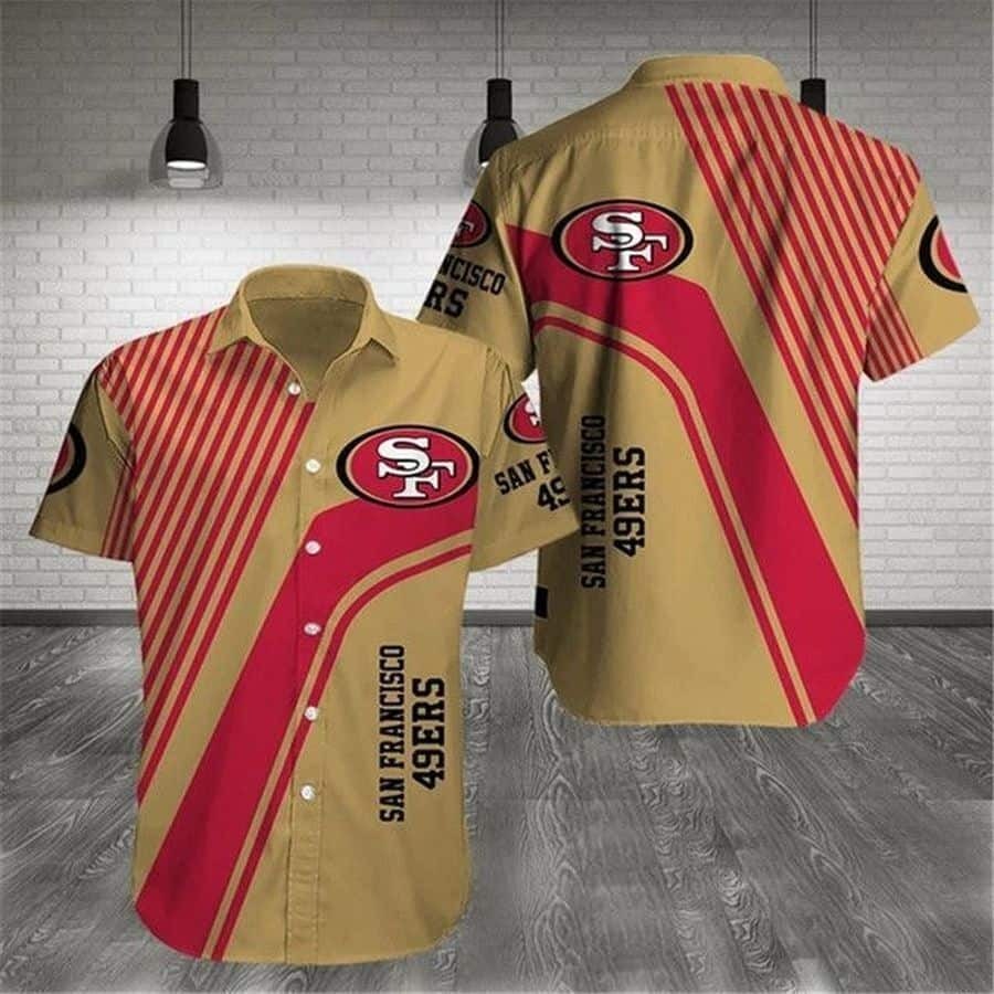 NFL San Francisco 49ers Hawaiian Shirt Trendy Summer Gift, NFL Hawaiian Shirt