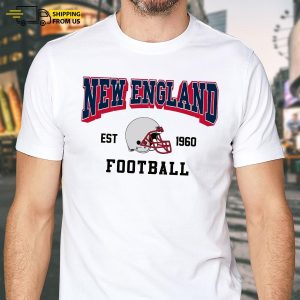 New England Football Sweatshirt, New England Hoodie, Game Day Tee, New England T-Shirt, Football Dad Shirt, New England Gifts, NFL Shirt