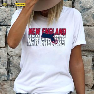 New England Hoodie, New England Football Shirt, New England Shirt, New England Sweatshirt, Sports Hoodie, Football T-Shirt, NFL Shirt