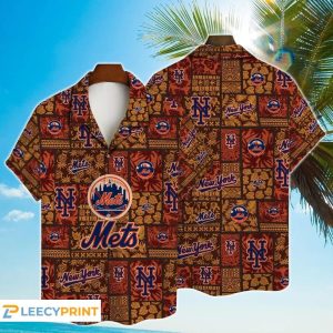 New York Mets Hawaiian Shirt MLB With 3D Printed Design