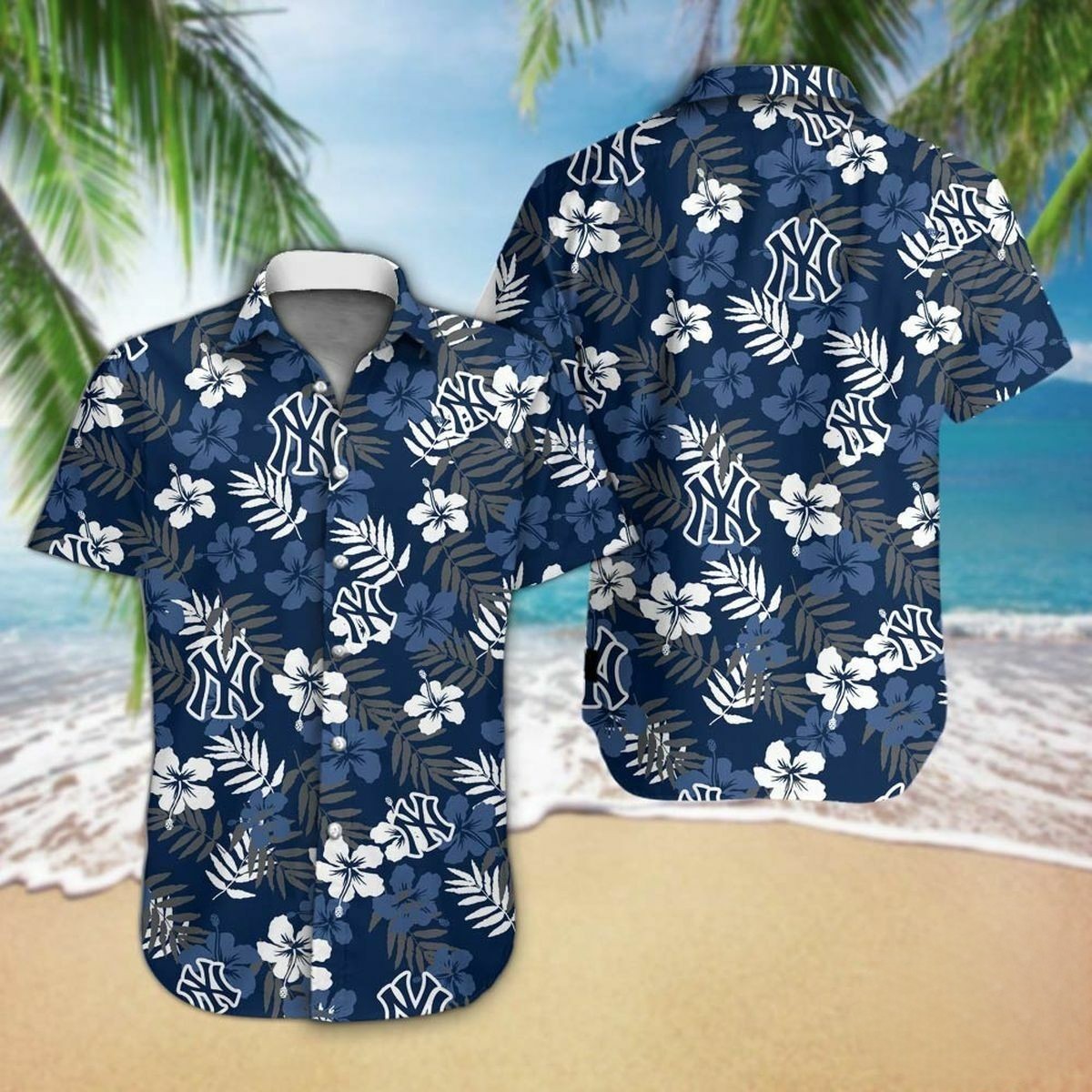 New York Yankees Best Tropical Hawaiian Shirt, Yankees Hawaiian Shirt