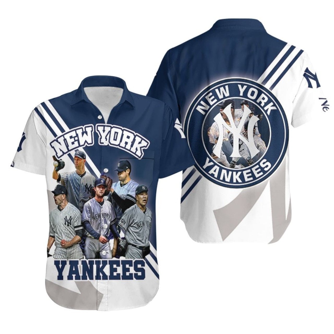 New York Yankees Legend Pitchers For Fan Hawaiian Shirt, Hawaiian Beach Shirt Gift for Husband