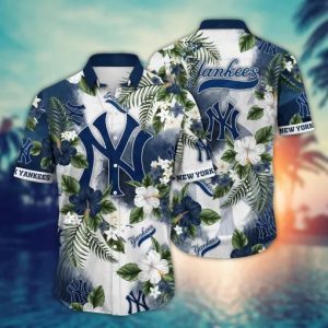 New York Yankees MLB Summer Hawaiian Shirt Yankees Hawaiian Shirt 1