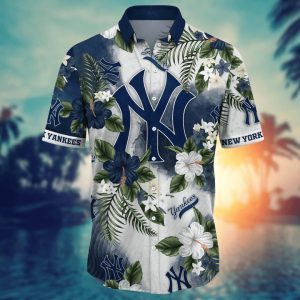 New York Yankees MLB Summer Hawaiian Shirt Yankees Hawaiian Shirt 2