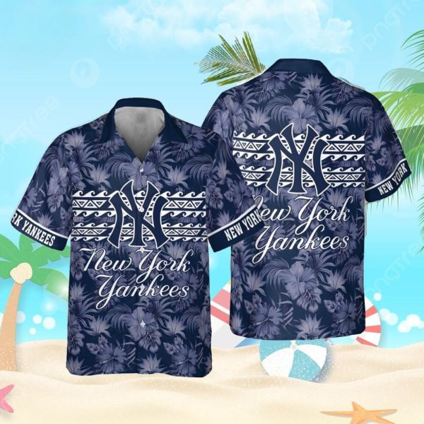 New York Yankees MLB Team Coolest Print Hawaiian Shirt, New York Yankees Hawaiian Shirt