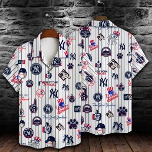 New York Yankees Major League Baseball Print Hawaiian Shirt 1