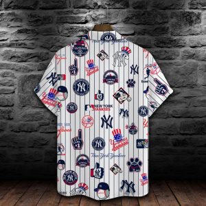 New York Yankees Major League Baseball Print Hawaiian Shirt 3