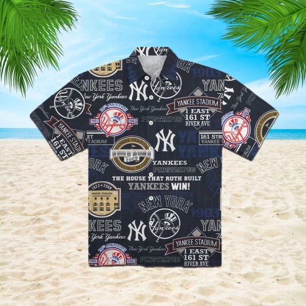 New York Yankees Stadium Hawaiian Shirt For Fan, Yankees Hawaiian Shirt