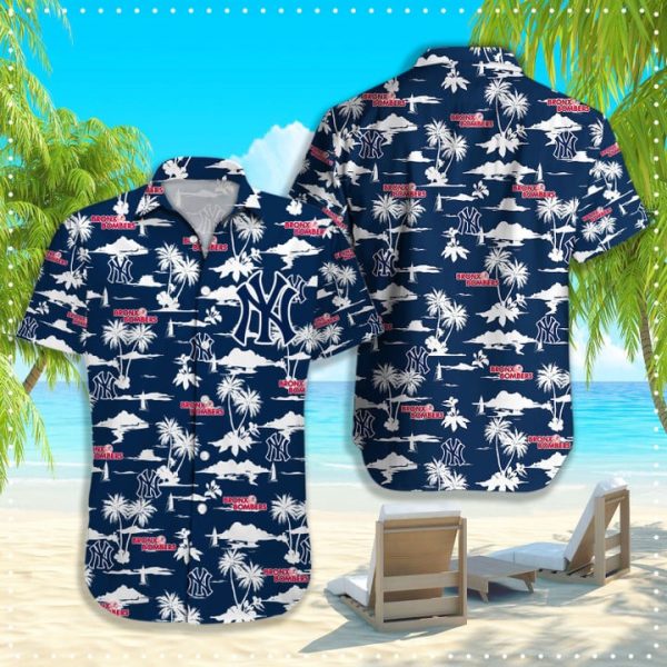 New York Yankees Team MLB Tropical Shirt, Yankees Hawaiian Shirt