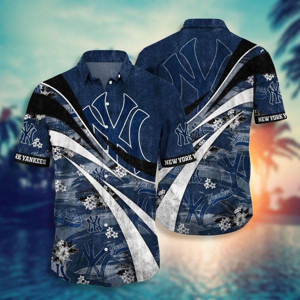 New York Yankees Hawaii Style Shirt Trending, Yankees Hawaiian Shirt
