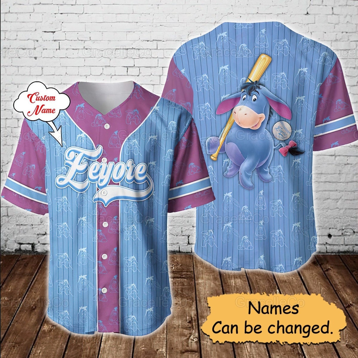 Minnesota Twins Baseball Jersey MLB Hello Kitty Custom Name & Number