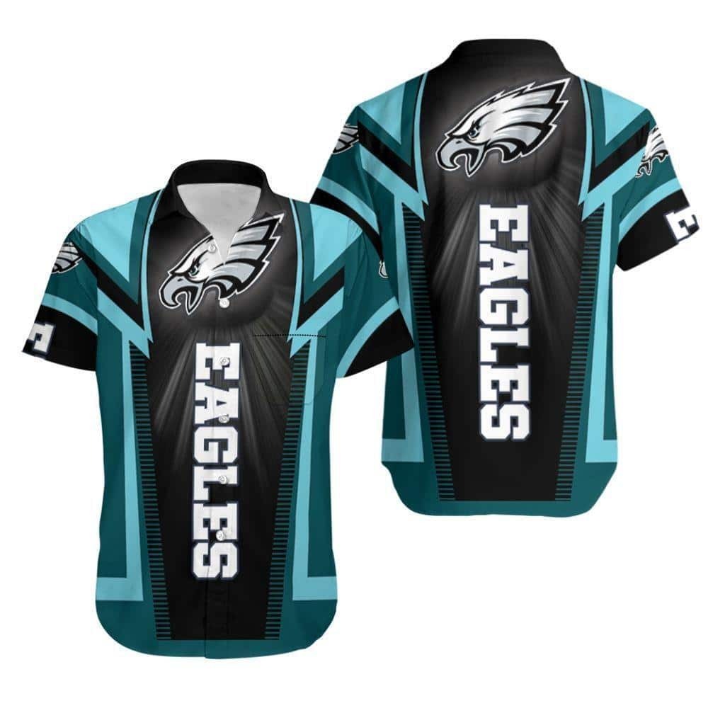 Philadelphia Eagles Hawaiian Shirt Gift For Football Fans, NFL Hawaiian Shirt