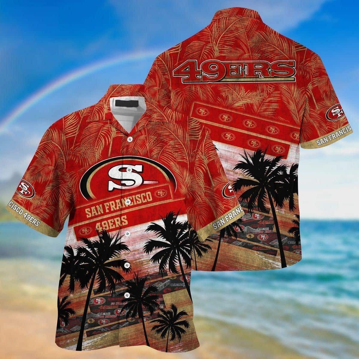 San Francisco 49ers NFL Hawaiian Shirt Trendy Summer Gift, NFL Hawaiian Shirt