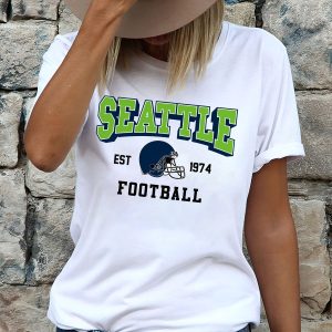 Seattle Hoodie, Seattle Sweatshirt, Seattle Football Shirt, Seattle T-Shirt, Football Shirt Women, Football Team Hoodie, NFL Shirt