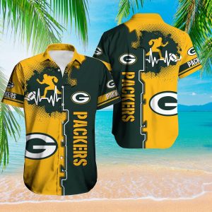 Short Sleeve Tee Top Packers Hawaiian Shirts Summer Shirts