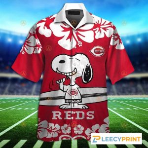Snoopy Short Tropical Aloha Best Hawaiian Shirt – Cincinnati Reds Hawaiian Shirt