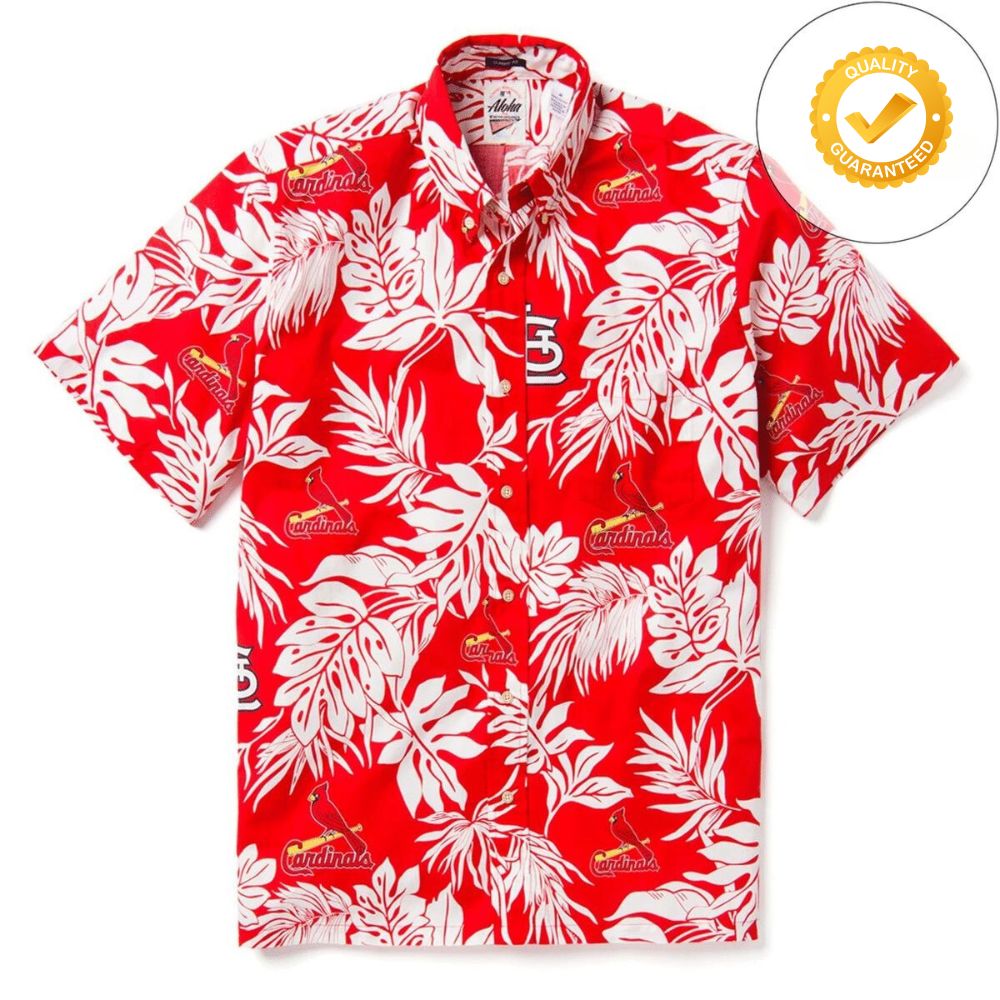 St Louis Cardinals Aloha Authentic Hawaiian Shirt, Cardinals Hawaiian Shirt