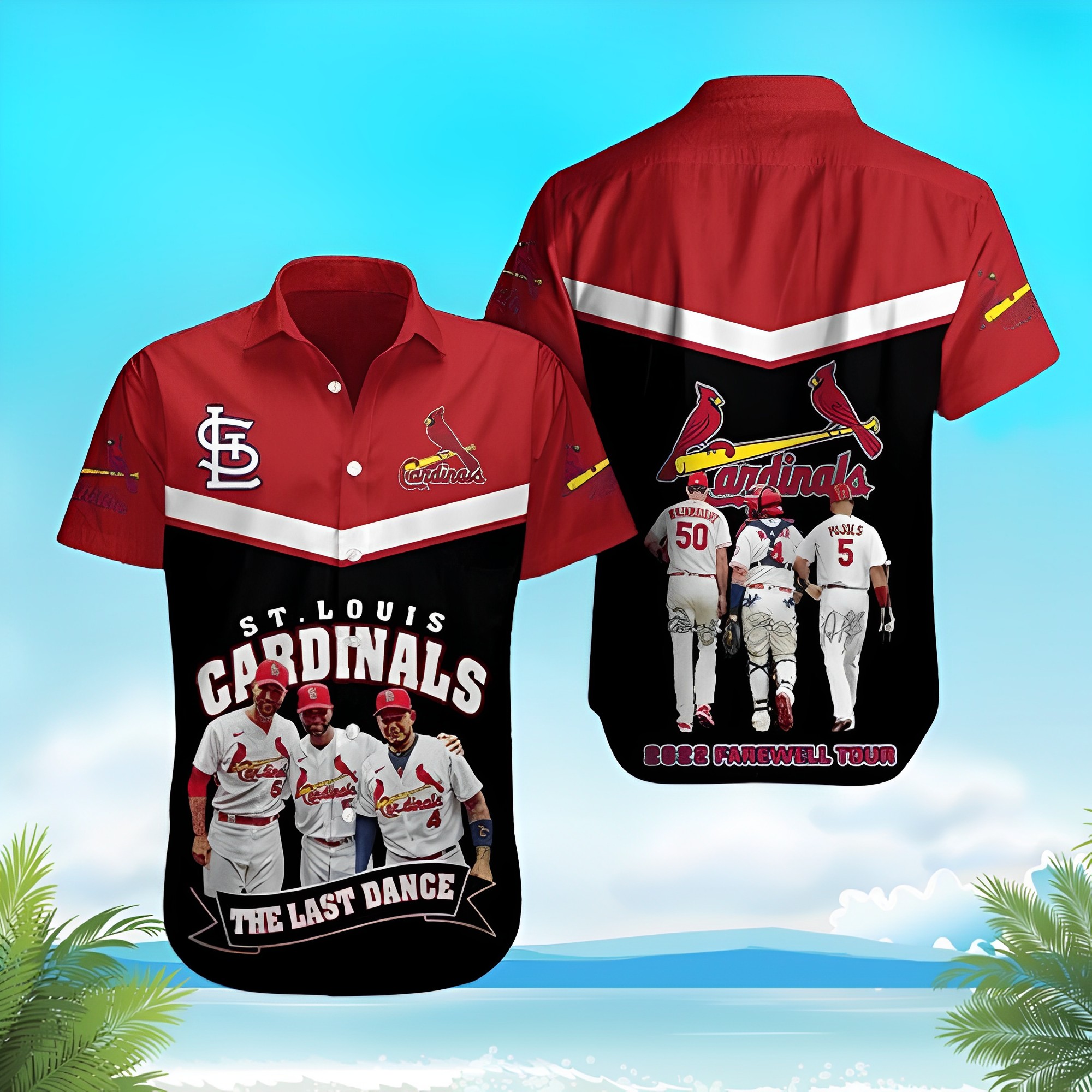 St. Louis Cardinals Baseball Hawaiian Shirt Summer Beach Shirt, St Louis Cardinals Hawaiian Shirt