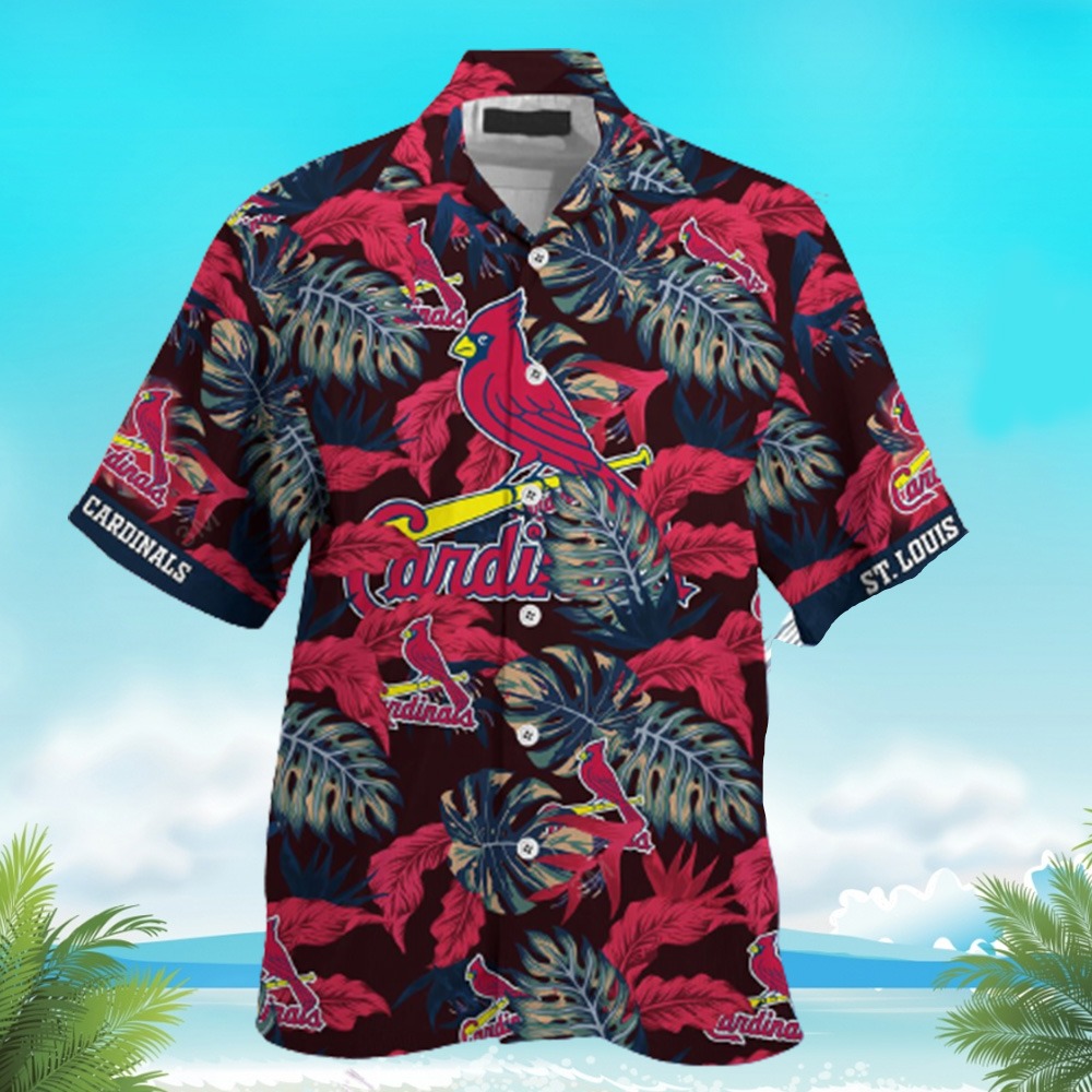 St. Louis Cardinals MLB Summer Hawaiian Shirt Stress Blessed Obsessed, St Louis Cardinals Hawaiian Shirt