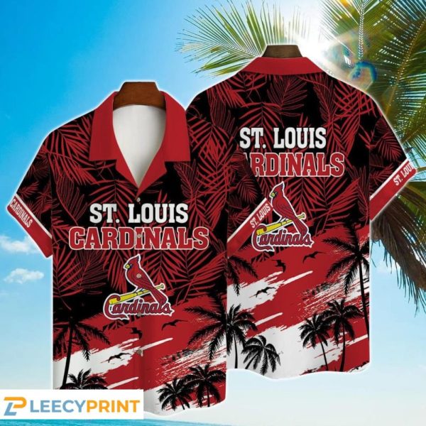 St Louis Cardinals Major League Baseball Aloha 3D Print Hawaiian Shirt, Cardinals Hawaiian Shirt