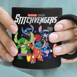 Stitchvengers Stitch And Lilo Mug, Stitch Coffee Mugs, Stitch Coffee Cups, Stitch Mug, Disney Coffee Mug