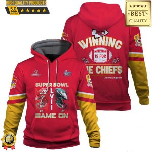 Winning Is For The Chiefs, Kansas City Chiefs Hoodie Super Bowl Champion 2023, NFL Hoodie