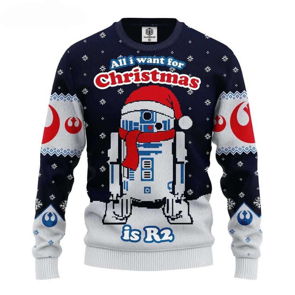 All I Want For Christmas Is R2, Star Wars Ugly Christmas Sweater