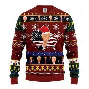 American Flag Donald Trump Ugly Sweater