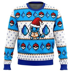 Anime Baby Squirtle Pokemon Christmas Sweater Gifts