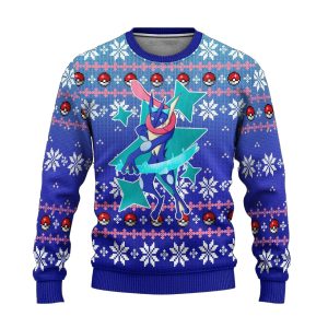 Anime Greninja Pokemon Christmas Sweater
