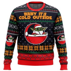 Baby Its Cold Outside Star Wars Ugly Christmas Sweater 1