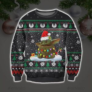 Baby Yoda Happy Xmas Occasion Star Wars Ugly Christmas Sweater