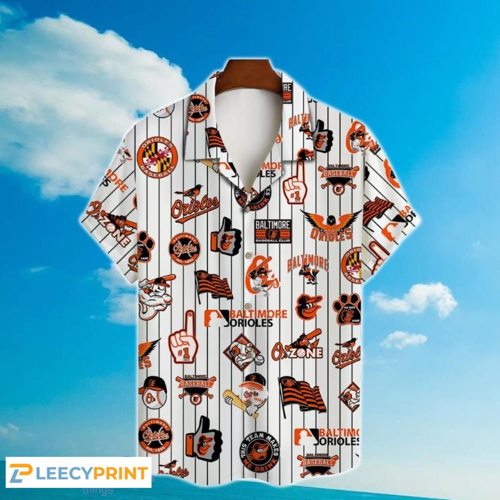 Baltimore Orioles MLB 3D Print Hawaiian Shirt For Real Fans - Orioles Hawaiian Shirt