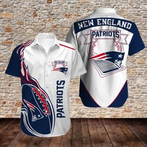 Beach Limited Edition New England Patriots Hawaiian Shirt