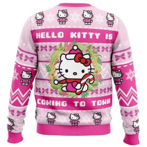 Better Watch Out Better Not Cry Hello Kitty Christmas Sweater