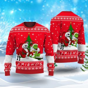 Christmas Friends Home Alone Elf Grinch Xmas Ugly Sweater