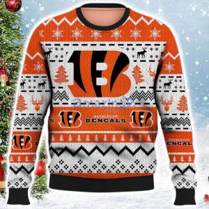 Christmas Gift Cincinnati Bengals USA Football Season Ugly Christmas Sweater Bengals Ugly Sweater 1