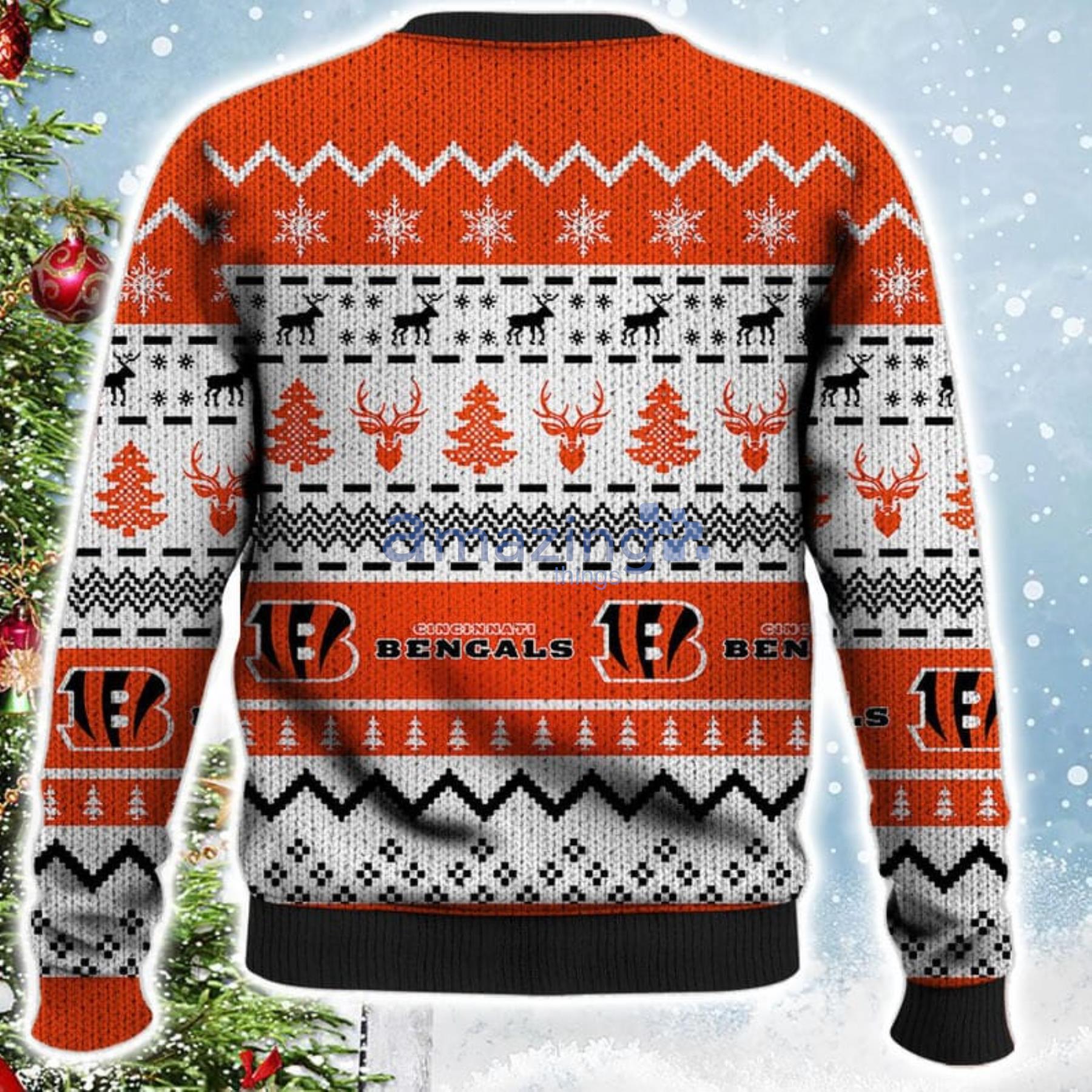 Christmas Gift Cincinnati Bengals USA Football Season Ugly Christmas Sweater - Bengals Ugly Sweater