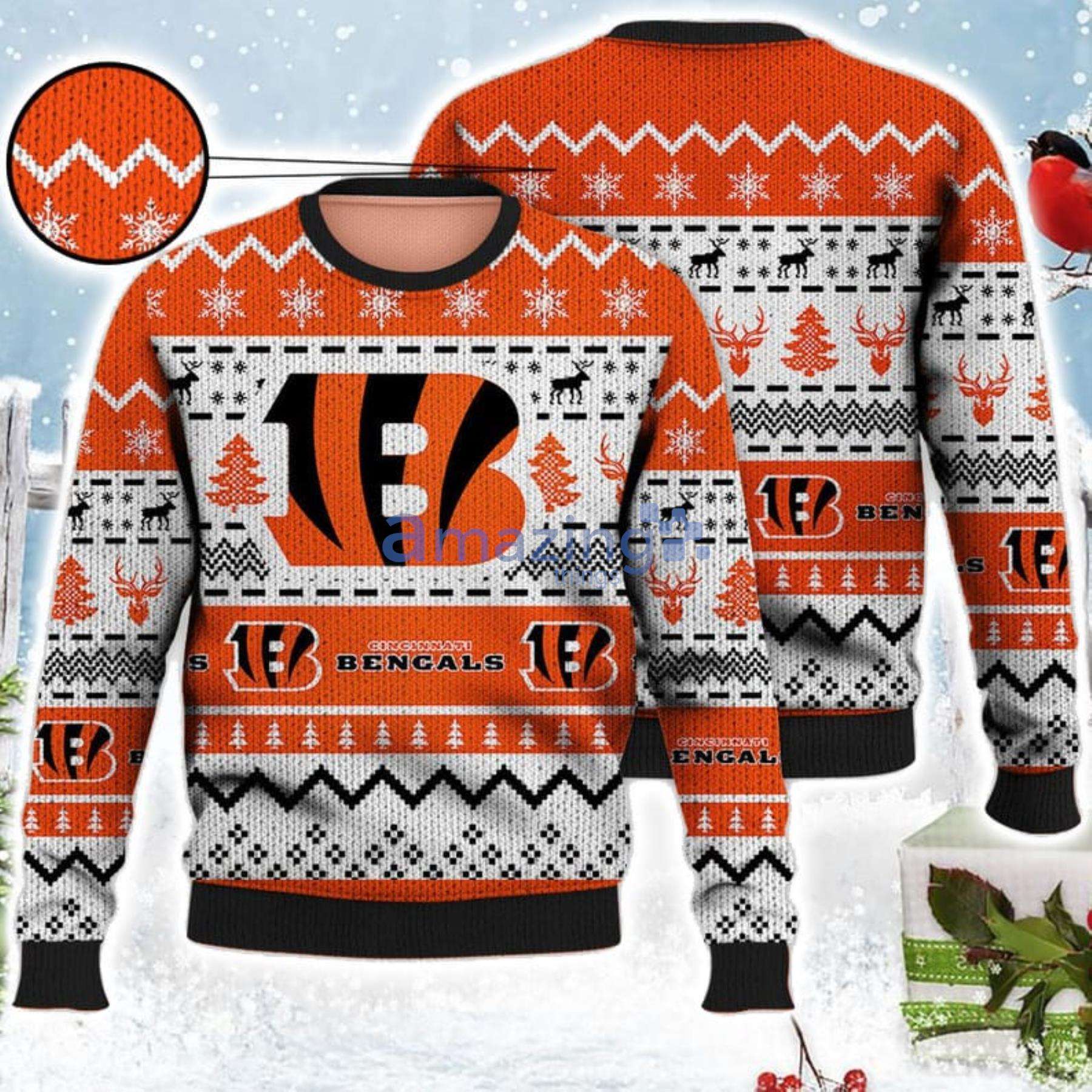 Christmas Gift Cincinnati Bengals USA Football Season Ugly Christmas Sweater - Bengals Ugly Sweater