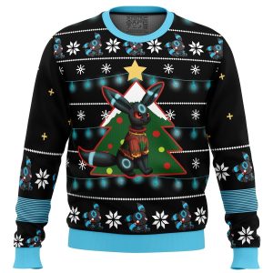 Christmas Tree Umbreon Pokemon Christmas Sweater 1