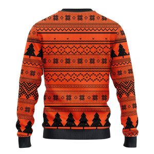 Cincinnati Bengals Baby Grinch Hug Football Christmas Light Up Ugly Sweater 2