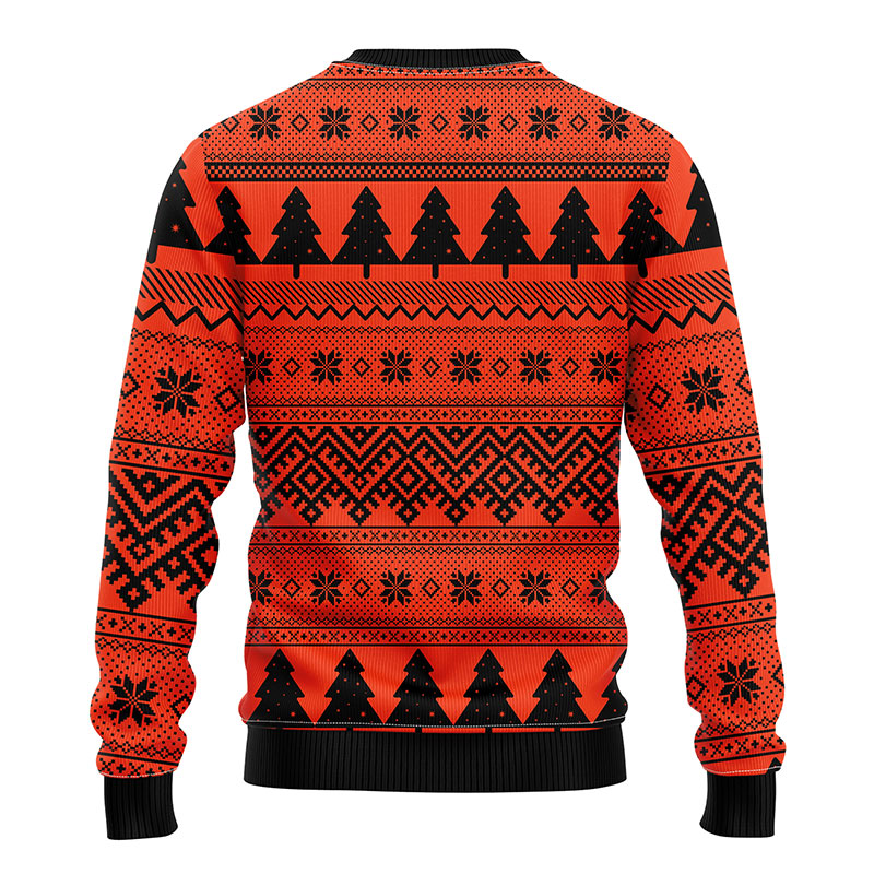 Cincinnati Bengals Christmas Football Pine Tree Shape Ugly Sweater - Bengals Christmas Sweater